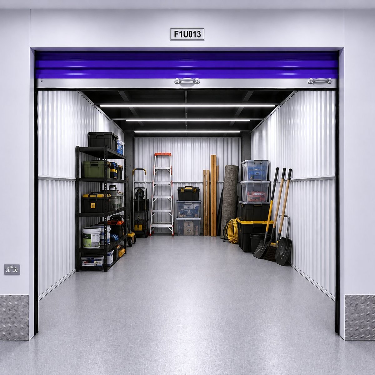 100 sq ft storage unit