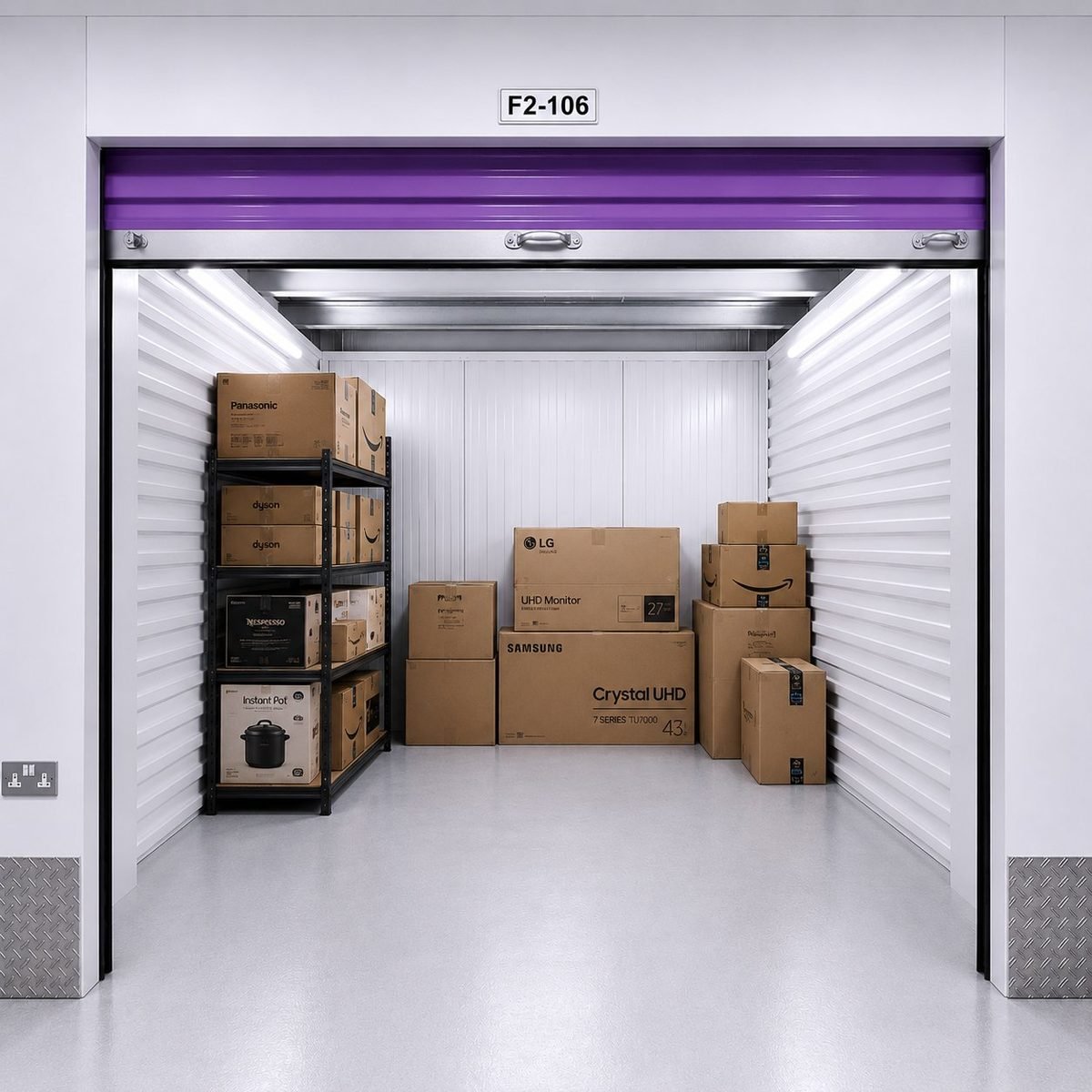 75 sq ft storage unit